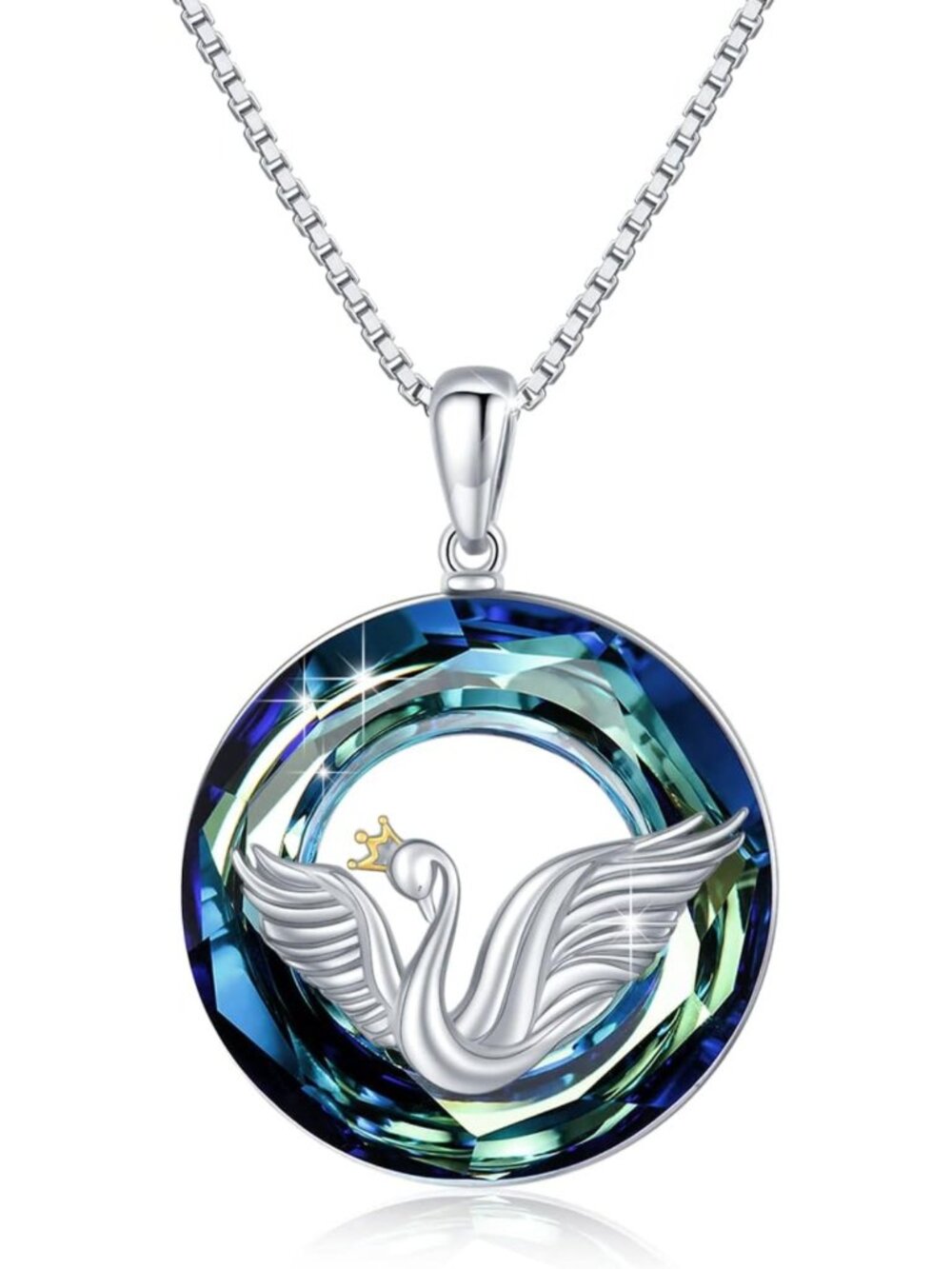 Sterling Silver Animal Pendant Necklace - Cow, Deer, Swan, Sloth, Fox - Gift for